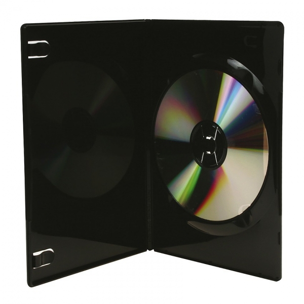 CAJA CD / DVD UNIVERSAL SLIM NEGRO